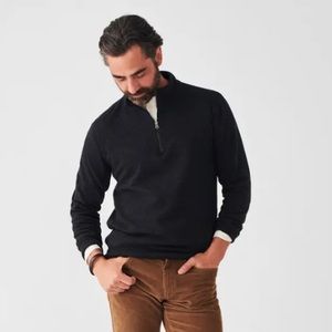 Faherty Legend Zip Quarter Pullover